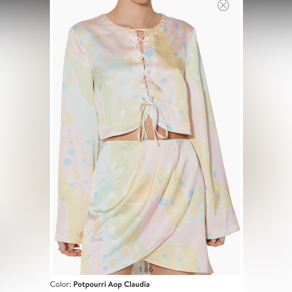 Claudia Celestial Print Set (top AND skirt included)